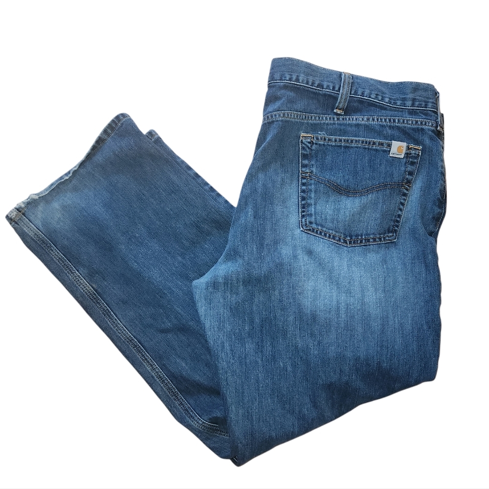 Carhartt Men's Blue Relaxed Fit‎ Straight Denim Jeans Size 44x30
